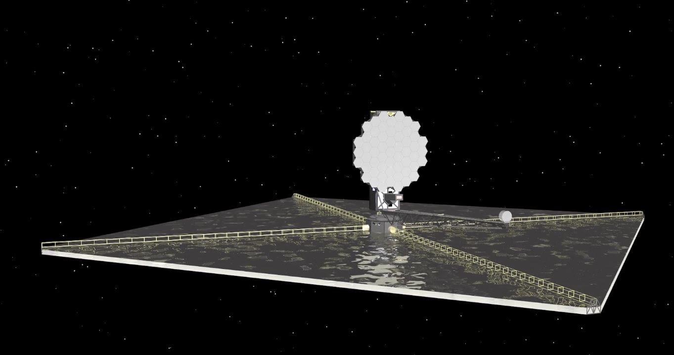 LUVOIR Concept art (Credits: NASA)